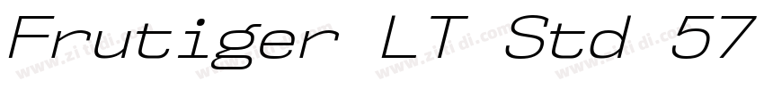 Frutiger LT Std 57 C字体转换